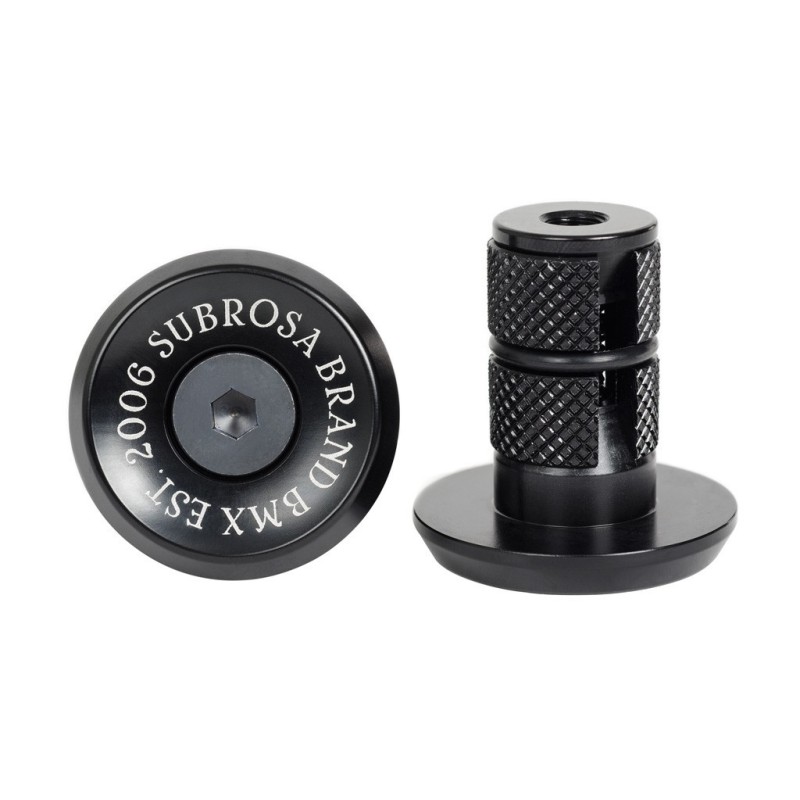 EMBOUTS DE POIGNEES SUBROSA BITCHIN NOIR